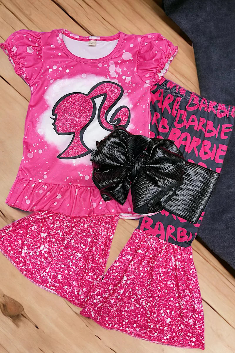 Pink Barbie Bells Set