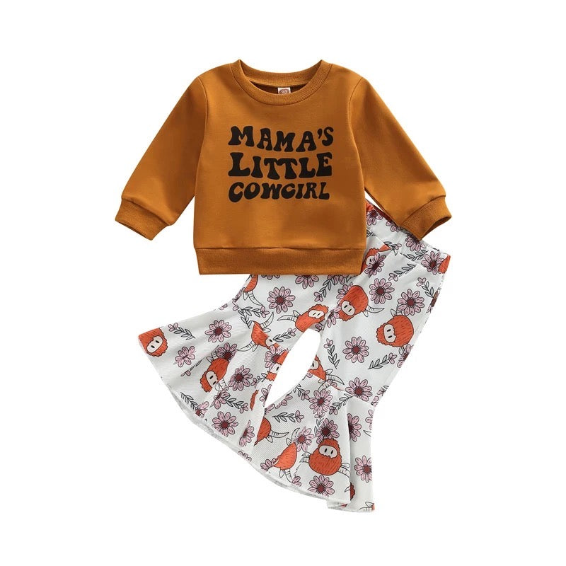 Mama's Little Cowgirl Bells Set